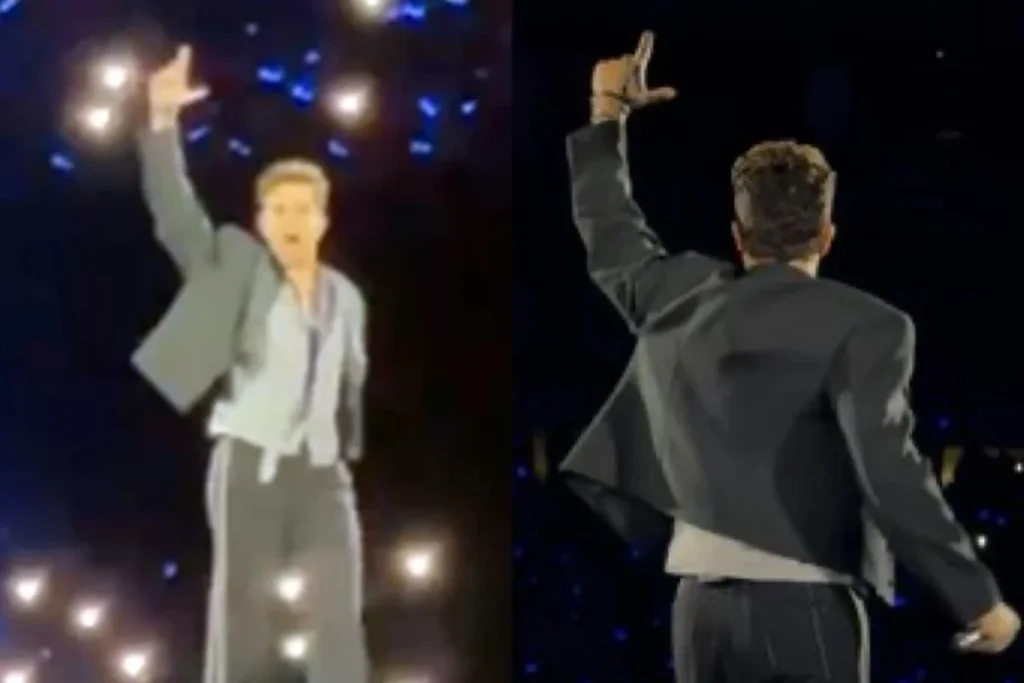 Imagem de destaque: Luan Santana faz sinal de “L” em show e gera especulações